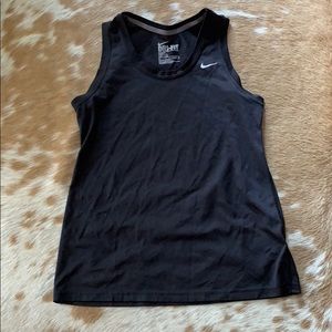 ‼️Nike dri fit‼️regular fit black tank top